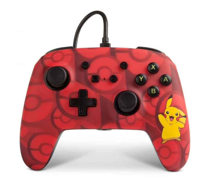PowerA Nintendo Switch Enh Wired Controller - Pikachu Fade i gruppen HJEMMEELEKTRONIK / Spilkonsoller og tilbehør / Nintendo Switch / Tilbehør hos TP E-commerce Nordic AB (C85265)