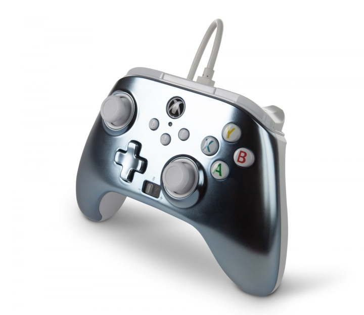 PowerA Enhanced Wired Controller til Xbox Series X - S - Metallic Ice i gruppen HJEMMEELEKTRONIK / Spilkonsoller og tilbehør / Xbox Series X / Tilbehør hos TP E-commerce Nordic AB (C85284)