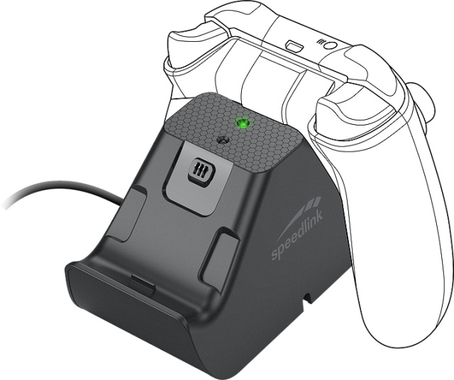Speedlink - Jazz USB-oplader til Xbox Series X/S i gruppen HJEMMEELEKTRONIK / Spilkonsoller og tilbehør / Xbox Series X / Tilbehør hos TP E-commerce Nordic AB (C85353)