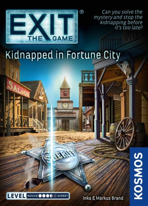 Exit: Escape Room - Kidnapped in Fortune City (EN) (KOS1600) i gruppen LEGETØJ, BØRN & BABY / Spil / Brætspil hos TP E-commerce Nordic AB (C85370)