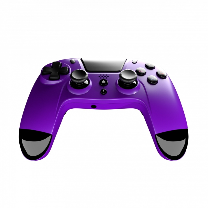 Gioteck VX-4 trådløs premium BT-controller (lilla) i gruppen HJEMMEELEKTRONIK / Spilkonsoller og tilbehør / Sony PlayStation 4 / Tilbehør hos TP E-commerce Nordic AB (C85425)