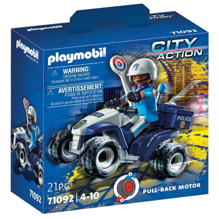 Playmobil Politi-Quad (71092) i gruppen LEGETØJ, BØRN & BABY / Legetøj / Legesæt hos TP E-commerce Nordic AB (C85446)