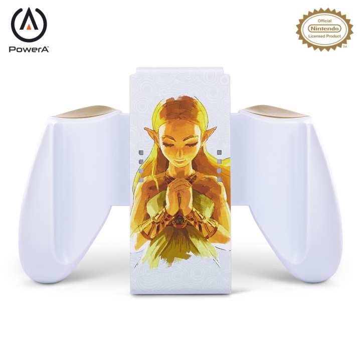 PowerA JOY-CON Comfort Grip - Prinsesse Zelda /Nintendo Switch i gruppen HJEMMEELEKTRONIK / Spilkonsoller og tilbehør / Nintendo Switch / Tilbehør hos TP E-commerce Nordic AB (C85479)