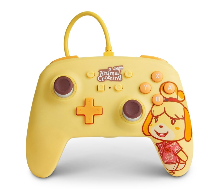 PowerA Enhanced Wired Controller til Nintendo Switch - Animal Crossing: Isabelle i gruppen HJEMMEELEKTRONIK / Spilkonsoller og tilbehør / Nintendo Switch / Tilbehør hos TP E-commerce Nordic AB (C85484)