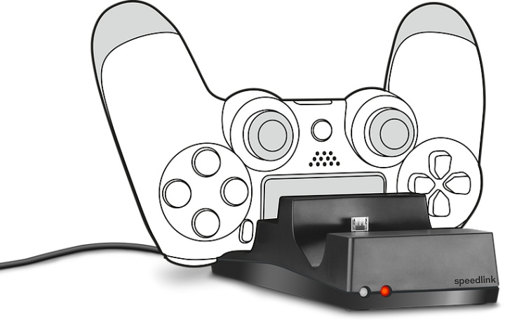 Speedlink JAZZ USB-oplader - til PS4, sort i gruppen HJEMMEELEKTRONIK / Spilkonsoller og tilbehør / Sony PlayStation 4 / Tilbehør hos TP E-commerce Nordic AB (C85685)