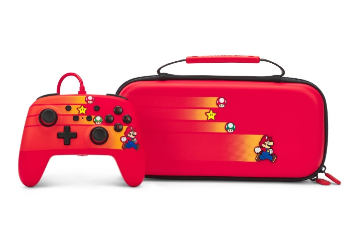 PowerA Enhanced Wired Controller til Nintendo Switch - Speedster Mario i gruppen HJEMMEELEKTRONIK / Spilkonsoller og tilbehør / Nintendo Switch / Tilbehør hos TP E-commerce Nordic AB (C85691)