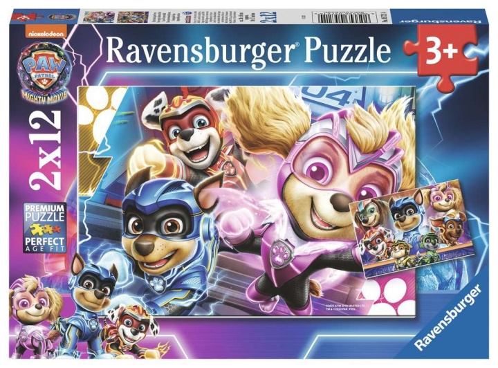 Ravensburger Paw Patrol The Mighty Movie 2x12p - (10105721) i gruppen LEGETØJ, BØRN & BABY / Legetøj / børns puslespil hos TP E-commerce Nordic AB (C85707)