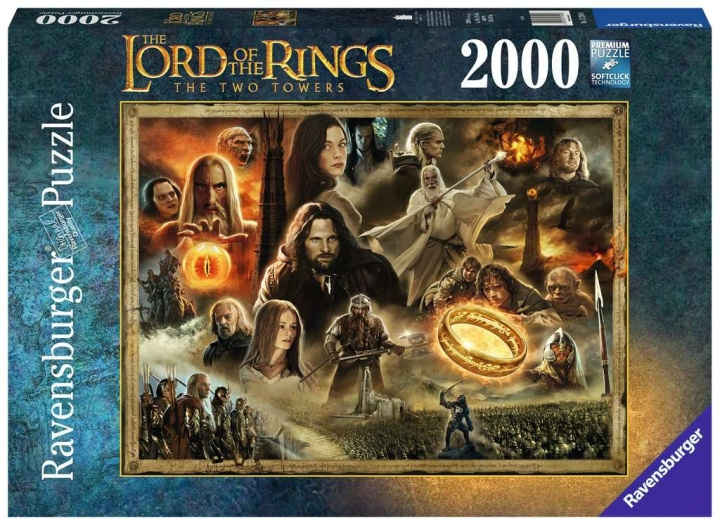 Ravensburger Ringenes Herre De To Tårne 2000p - (10217294) i gruppen SPORT, FRITID & HOBBY / Hobby / Puslespil hos TP E-commerce Nordic AB (C85711)