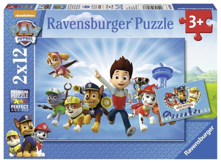Ravensburger Paw Patrol 2x12p puslespil - (10107586) i gruppen LEGETØJ, BØRN & BABY / Legetøj / børns puslespil hos TP E-commerce Nordic AB (C85723)