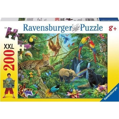 Ravensburger XXL Jungle-puslespil med 200 brikker i gruppen LEGETØJ, BØRN & BABY / Legetøj / børns puslespil hos TP E-commerce Nordic AB (C85804)