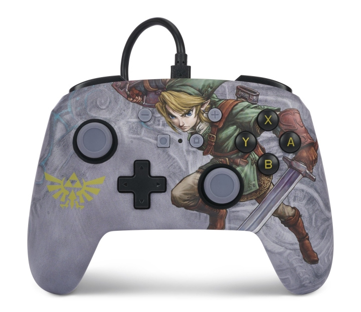 PowerA Enhanced Wired Controller til Nintendo Switch - Valiant Link i gruppen HJEMMEELEKTRONIK / Spilkonsoller og tilbehør / Nintendo Switch / Tilbehør hos TP E-commerce Nordic AB (C85826)
