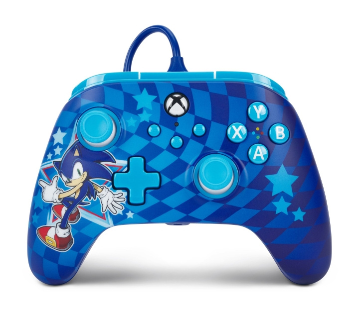 PowerA Advantage kablet controller - Sonic Style /Xbox Series X i gruppen HJEMMEELEKTRONIK / Spilkonsoller og tilbehør / Xbox Series X / Tilbehør hos TP E-commerce Nordic AB (C85829)