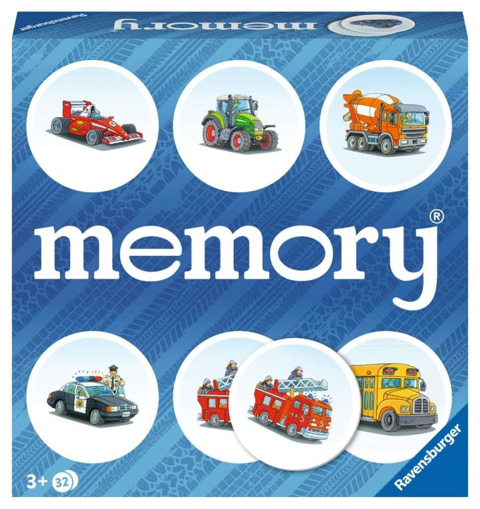 Ravensburger Vehicles memory® ( 10622378 ) i gruppen LEGETØJ, BØRN & BABY / Spil / Brætspil hos TP E-commerce Nordic AB (C85908)