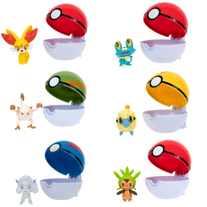 Pokémon Clip N Go (95057-14) i gruppen LEGETØJ, BØRN & BABY / Legetøj / Figurer, miniaturer og tilbehør hos TP E-commerce Nordic AB (C85927)