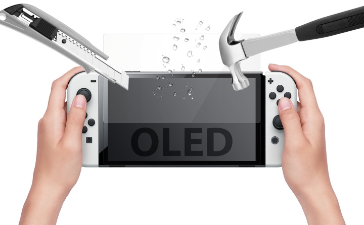 SuBsonic Switch Oled Super skærmbeskytter - Hærdet glas 9H Hd i gruppen HJEMMEELEKTRONIK / Spilkonsoller og tilbehør / Nintendo Switch / Tilbehør hos TP E-commerce Nordic AB (C85963)