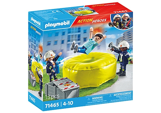Playmobil Brandmand med luftpude (71465) i gruppen LEGETØJ, BØRN & BABY / Legetøj / Legesæt hos TP E-commerce Nordic AB (C86019)