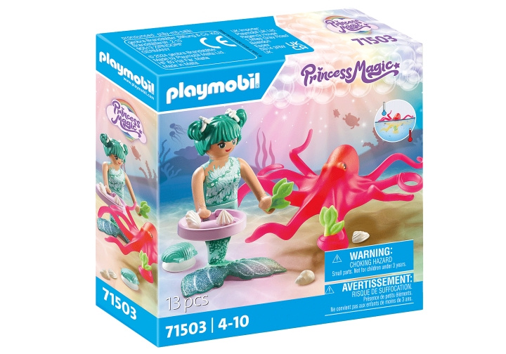 Playmobil Havfrue med farveskiftende blæksprutte (71503) i gruppen LEGETØJ, BØRN & BABY / Legetøj / Legesæt hos TP E-commerce Nordic AB (C86032)