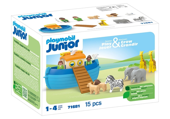 Playmobil JUNIOR: My Take Along Noahs Ark (71681) i gruppen LEGETØJ, BØRN & BABY / Legetøj / Legesæt hos TP E-commerce Nordic AB (C86046)