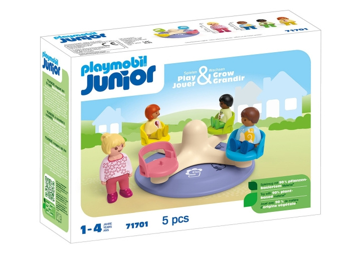 Playmobil JUNIOR: Tal-karrusel (71701) i gruppen LEGETØJ, BØRN & BABY / Legetøj / Legesæt hos TP E-commerce Nordic AB (C86054)