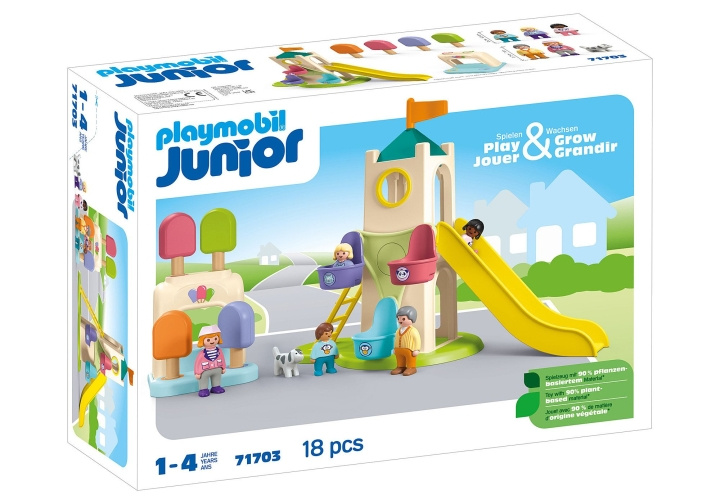 Playmobil JUNIOR: Eventyrtårnet med isbod (71703) i gruppen LEGETØJ, BØRN & BABY / Legetøj / Legesæt hos TP E-commerce Nordic AB (C86056)