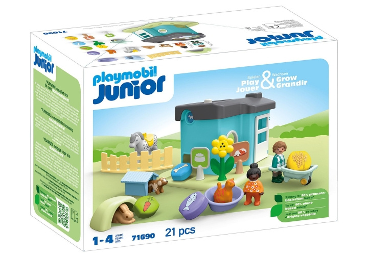 Playmobil Junior: Animal Home med godbiddispenser (71690) i gruppen LEGETØJ, BØRN & BABY / Legetøj / Legesæt hos TP E-commerce Nordic AB (C86063)