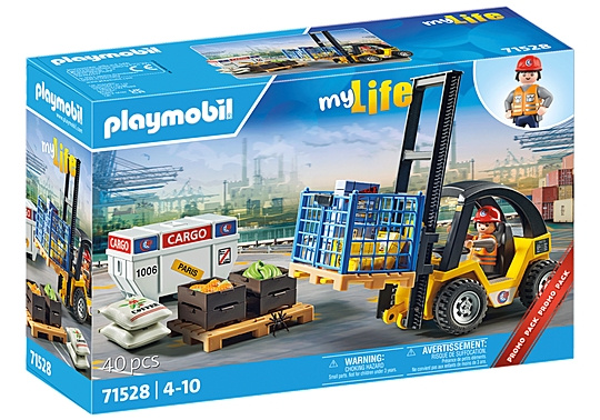 Playmobil Gaffeltruck med last (71528) i gruppen LEGETØJ, BØRN & BABY / Legetøj / Legesæt hos TP E-commerce Nordic AB (C86072)