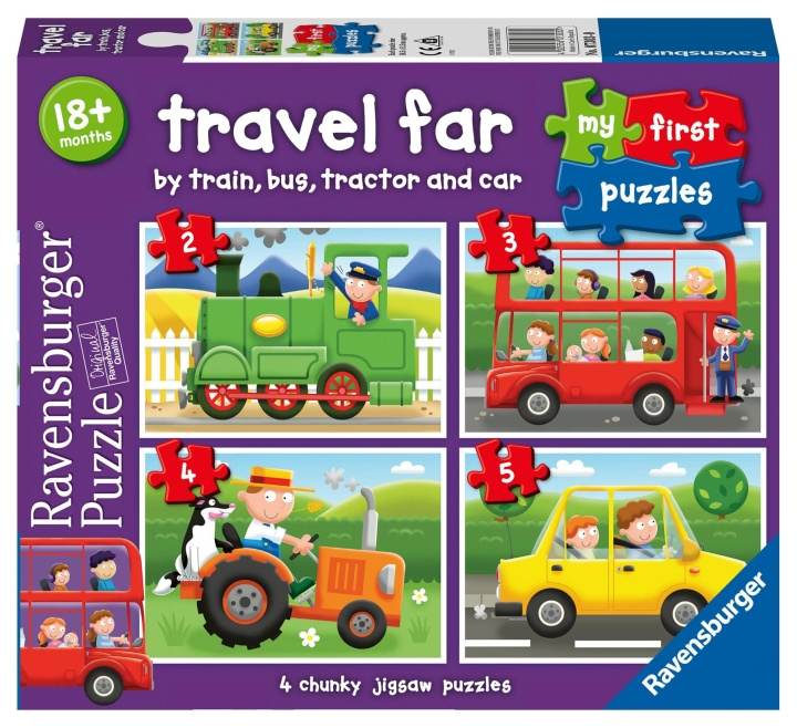 Ravensburger Rejser langt Mit første puslespil 2/3/4/5p i gruppen LEGETØJ, BØRN & BABY / Legetøj / børns puslespil hos TP E-commerce Nordic AB (C86091)