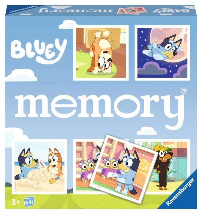 Ravensburger Bluey memory® i gruppen LEGETØJ, BØRN & BABY / Spil / Brætspil hos TP E-commerce Nordic AB (C86121)