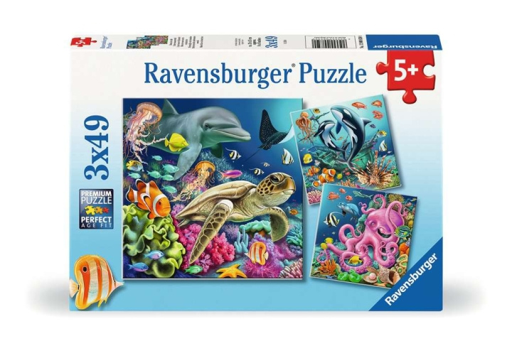 Ravensburger Puslespil under vand 3x49p i gruppen LEGETØJ, BØRN & BABY / Legetøj / børns puslespil hos TP E-commerce Nordic AB (C86137)