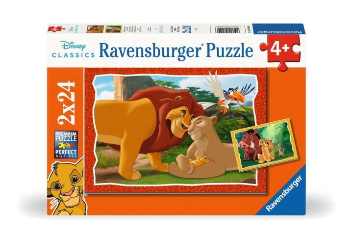 Ravensburger Puslespil Løvernes Konge 2x24p i gruppen LEGETØJ, BØRN & BABY / Legetøj / børns puslespil hos TP E-commerce Nordic AB (C86144)
