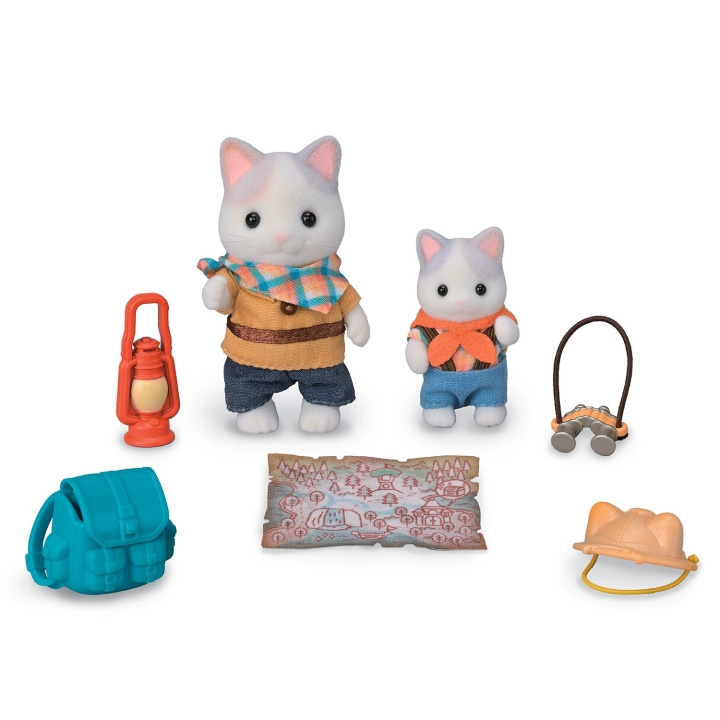 Sylvanian Families Spændende opdagelsessæt - Latte Cat Brother & Baby (5763) i gruppen LEGETØJ, BØRN & BABY / Legetøj / Figurer, miniaturer og tilbehør hos TP E-commerce Nordic AB (C86179)