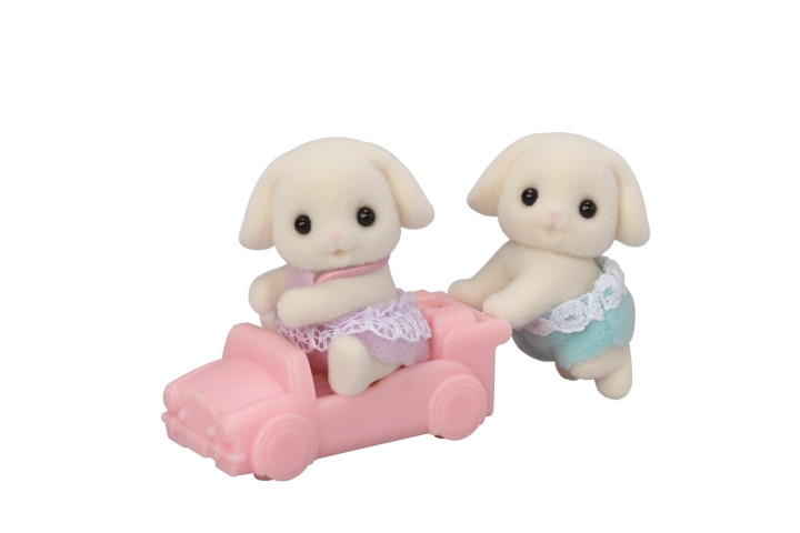 Sylvanian Families Flora Kanin Tvillinger (5737) i gruppen LEGETØJ, BØRN & BABY / Legetøj / Figurer, miniaturer og tilbehør hos TP E-commerce Nordic AB (C86182)