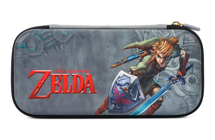 PowerA Nintendo Switch Slim Case - Intrepid Link - (Switch/OLED/Lite) i gruppen HJEMMEELEKTRONIK / Spilkonsoller og tilbehør / Nintendo Switch / Tilbehør hos TP E-commerce Nordic AB (C86200)