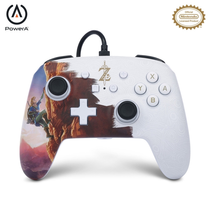 PowerA Enhanced Wired Controller - Nintendo Switch - Rise of the Hero i gruppen HJEMMEELEKTRONIK / Spilkonsoller og tilbehør / Nintendo Switch / Tilbehør hos TP E-commerce Nordic AB (C86201)