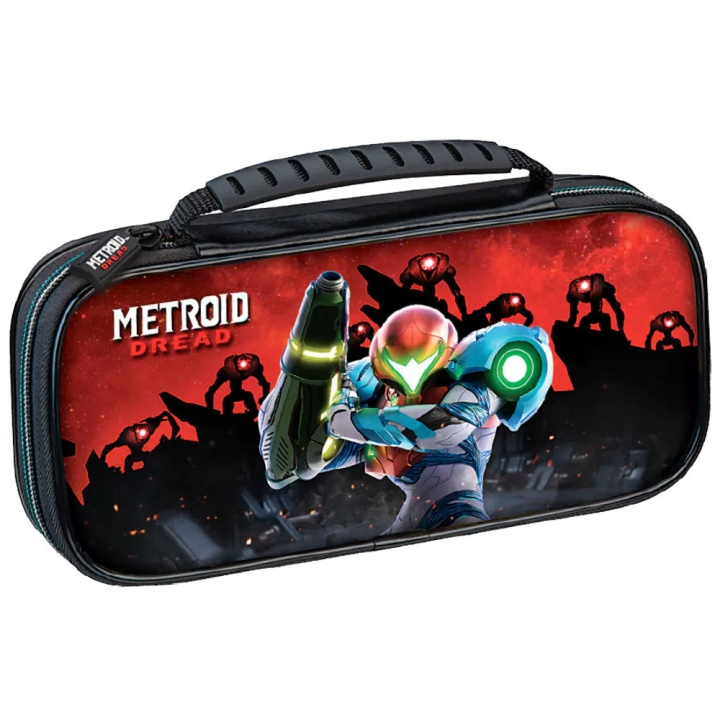 NACON Big Ben Nintendo Switch Official Travel Case Metroid Dread i gruppen HJEMMEELEKTRONIK / Spilkonsoller og tilbehør / Nintendo Switch / Tilbehør hos TP E-commerce Nordic AB (C86320)