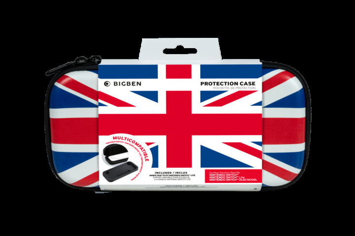 NACON Pouch Case Uk Flag /Nintendo Switch i gruppen HJEMMEELEKTRONIK / Spilkonsoller og tilbehør / Nintendo Switch / Tilbehør hos TP E-commerce Nordic AB (C86323)