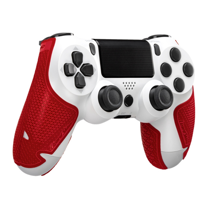 LIZARD SKINS DSP-controllergreb til PlayStation 4 - Crimson Red i gruppen HJEMMEELEKTRONIK / Spilkonsoller og tilbehør / Sony PlayStation 4 / Tilbehør hos TP E-commerce Nordic AB (C86394)