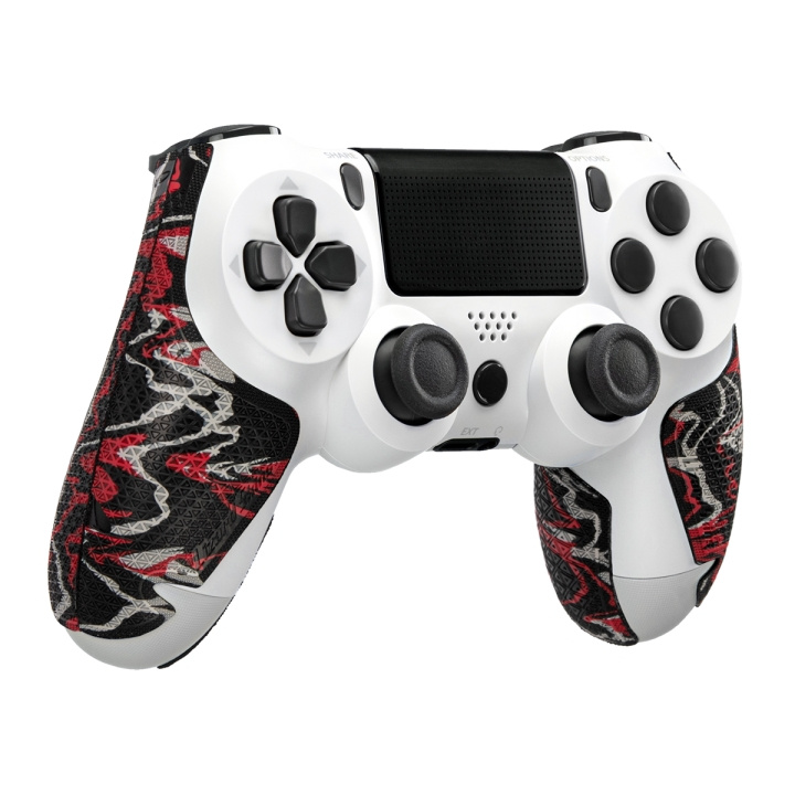 LIZARD SKINS DSP-controllergreb til PlayStation 4 - Wildfire Camo i gruppen HJEMMEELEKTRONIK / Spilkonsoller og tilbehør / Sony PlayStation 4 / Tilbehør hos TP E-commerce Nordic AB (C86410)