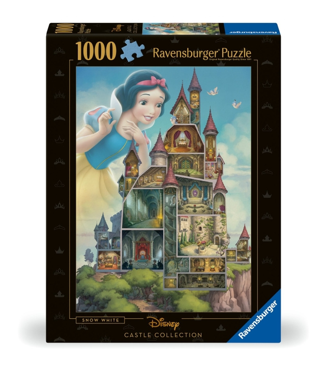 Ravensburger Puslespil Disney Slotte Snehvide 1000p (12000257) i gruppen SPORT, FRITID & HOBBY / Hobby / Puslespil hos TP E-commerce Nordic AB (C86421)