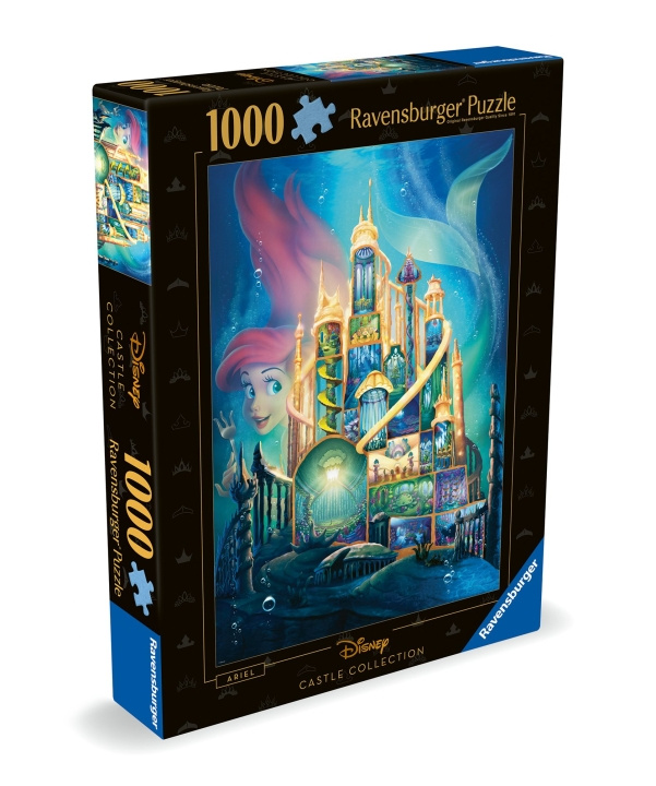 Ravensburger Puslespil Disney Castles Ariel 1000p (12000265) i gruppen SPORT, FRITID & HOBBY / Hobby / Puslespil hos TP E-commerce Nordic AB (C86431)