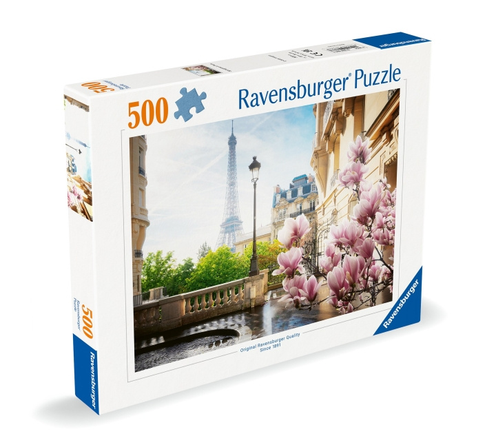 Ravensburger Puslespil Forår i Paris 500p (12000366) i gruppen SPORT, FRITID & HOBBY / Hobby / Puslespil hos TP E-commerce Nordic AB (C86449)