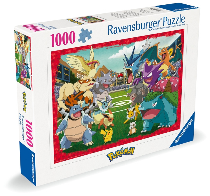 Ravensburger Puslespil Pokémon Showdown 1000p (12000628) i gruppen SPORT, FRITID & HOBBY / Hobby / Puslespil hos TP E-commerce Nordic AB (C86460)
