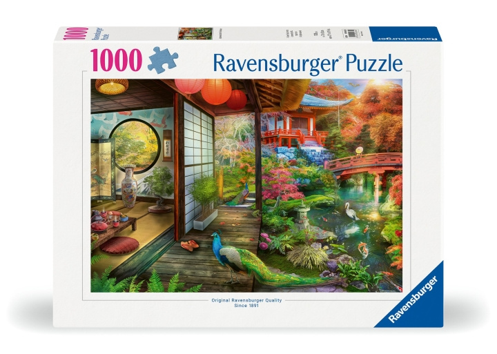 Ravensburger Puslespil Japanese Garden Teahouse Kyoto 1000p (12000635) i gruppen SPORT, FRITID & HOBBY / Hobby / Puslespil hos TP E-commerce Nordic AB (C86464)