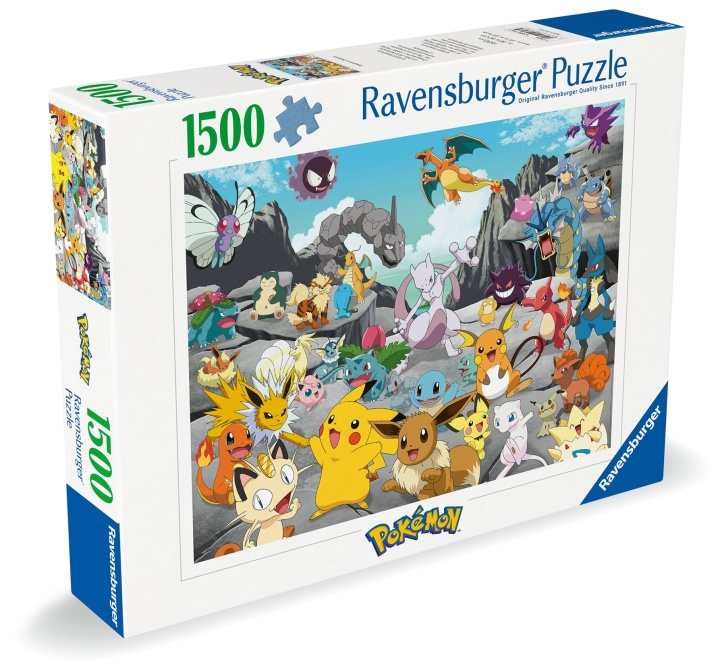 Ravensburger Puslespil Pokémon Classics 1500p (12000726) i gruppen SPORT, FRITID & HOBBY / Hobby / Puslespil hos TP E-commerce Nordic AB (C86474)