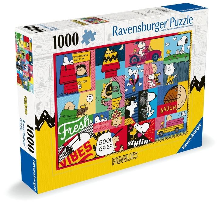 Ravensburger Puslespil Snoopy Moments 1000p (12000750) i gruppen SPORT, FRITID & HOBBY / Hobby / Puslespil hos TP E-commerce Nordic AB (C86525)