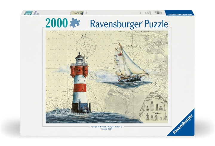 Ravensburger Puslespil Romantic Lighthouse 2000p (12000804) i gruppen SPORT, FRITID & HOBBY / Hobby / Puslespil hos TP E-commerce Nordic AB (C86538)