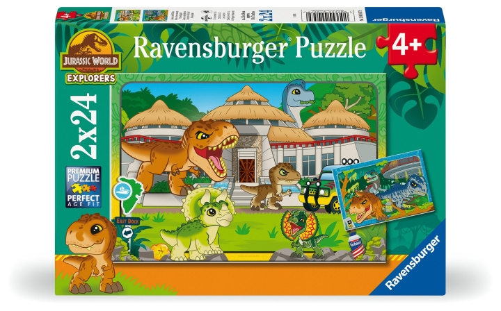 Ravensburger Puslespil Jurassic World Explorers 3x49p (12001057) i gruppen LEGETØJ, BØRN & BABY / Legetøj / børns puslespil hos TP E-commerce Nordic AB (C86559)
