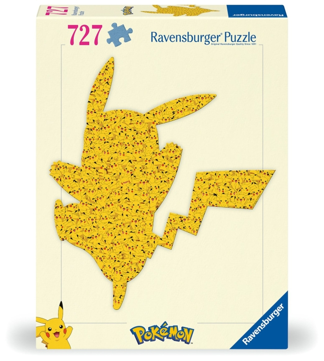 Ravensburger Puslespil Pokémon Shaped Pikachu 727p (12001212) i gruppen SPORT, FRITID & HOBBY / Hobby / Puslespil hos TP E-commerce Nordic AB (C86564)