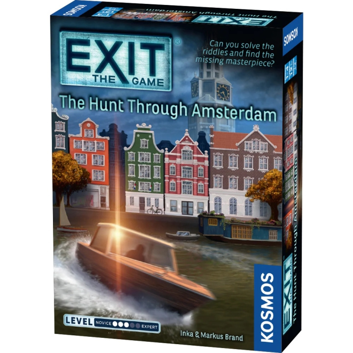 Exit: Escape Room 20: The Hunt Through Amsterdam (EN) (KOS01887) i gruppen LEGETØJ, BØRN & BABY / Spil / Brætspil hos TP E-commerce Nordic AB (C86574)
