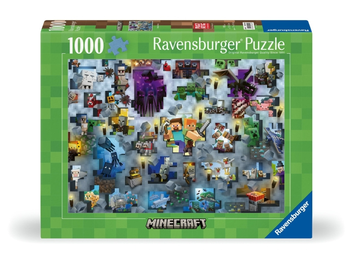 Ravensburger Puslespil Minecraft Mobs 1000p (12000422) i gruppen SPORT, FRITID & HOBBY / Hobby / Puslespil hos TP E-commerce Nordic AB (C86588)